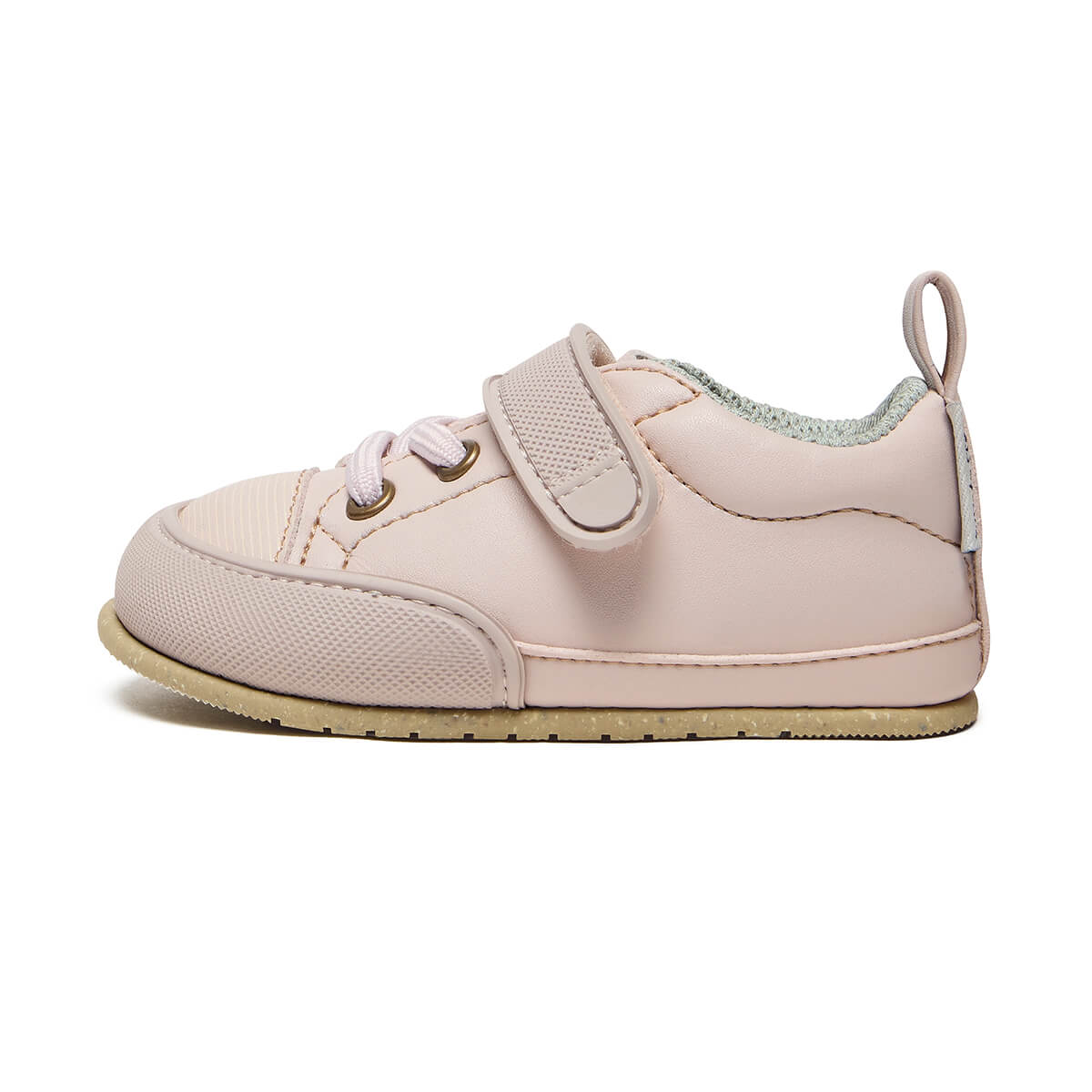 calzado minimalista vegano comodo ligero saludable pies bebe color rosa palo claro paterna feroz aw24 01