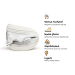 calzado piel barefoot comodo flexible cordones velcro ninos color blanco turia rocker aw24 04 | blanco microfibra