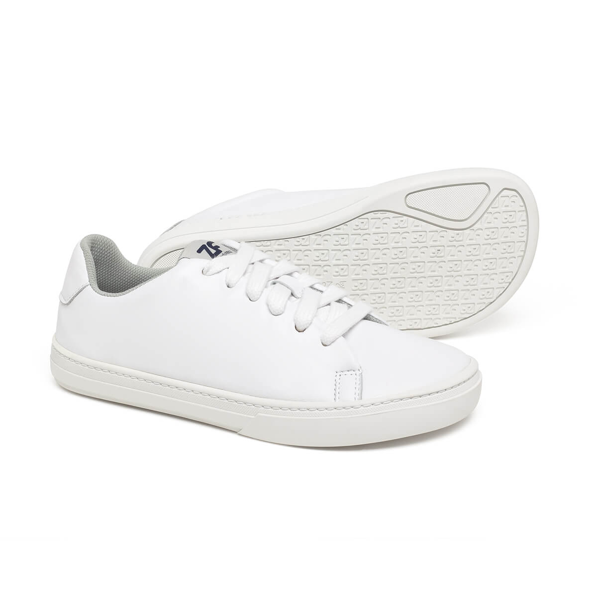 calzado piel barefoot comodo ligero pies anchos hombre mujer adolescentes color blanco turia freekers aw24 02 