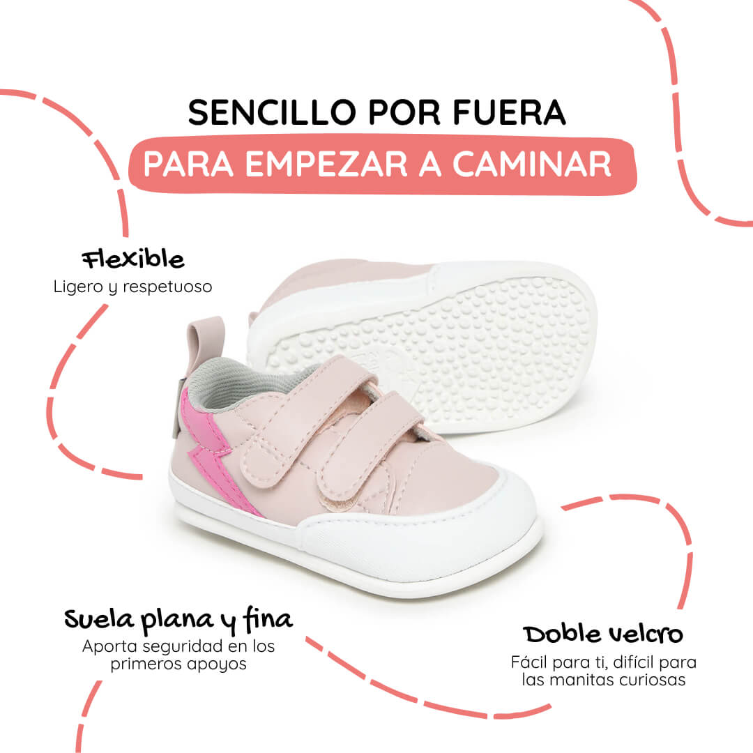 calzado respetuoso forma pie diseno dibujo rosa moraira rayo feroz aw25 1000