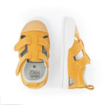 calzado respetuoso movimiento desarrollo pies bebes color amarillo mostaza primavera verano javea feroz ss24
