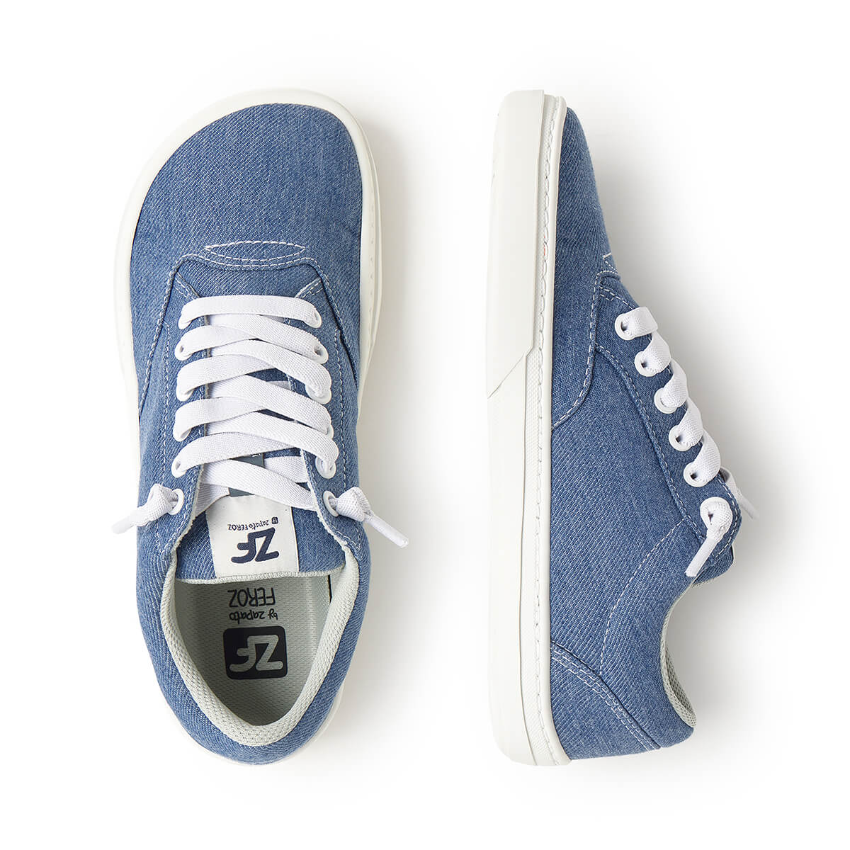 calzado respetuoso movimiento forma pie hombre mujer eliana adulto freekers SS26 Tejano Azul Denim 03 | Azul denim Tejano