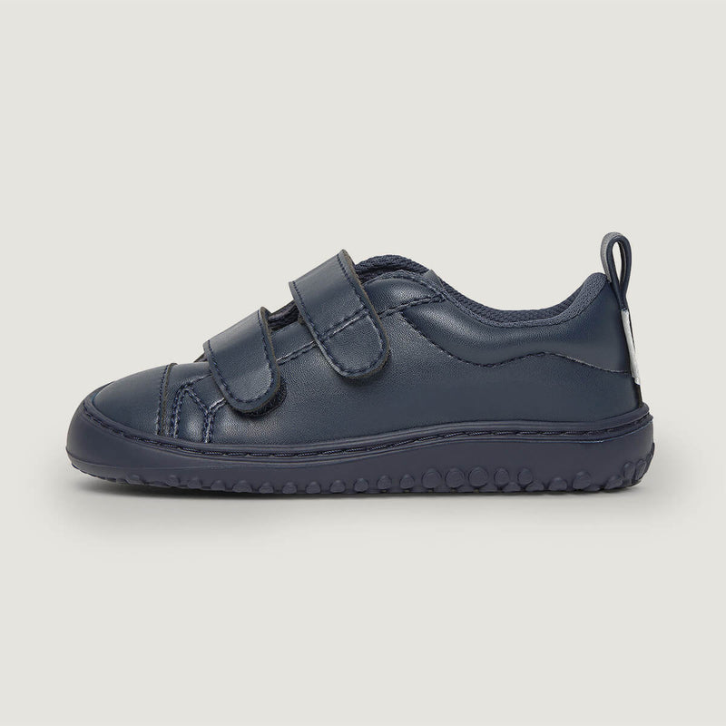 Lateral calzado respetuoso moraira escolar rocker |  Azul Marino Microfibra
