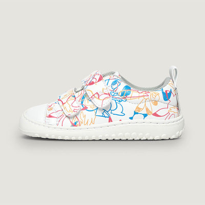calzado respetuoso movimiento infantil risco multicolor dibujitos moraira escolar rocker aw26 | Multicolor