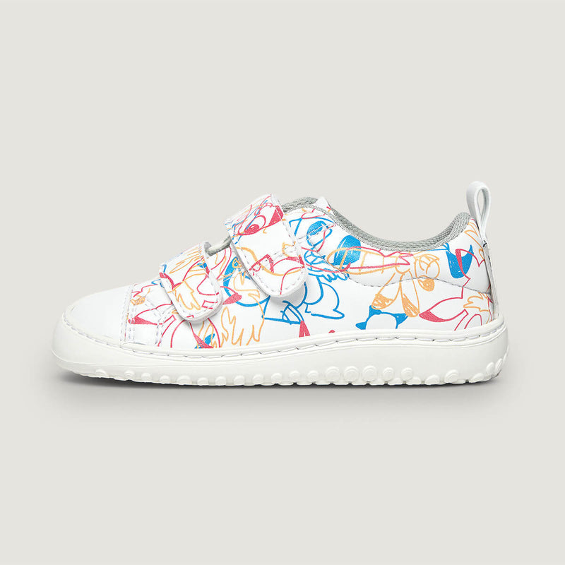 calzado respetuoso movimiento infantil risco multicolor dibujitos moraira escolar rocker aw26 | Multicolor