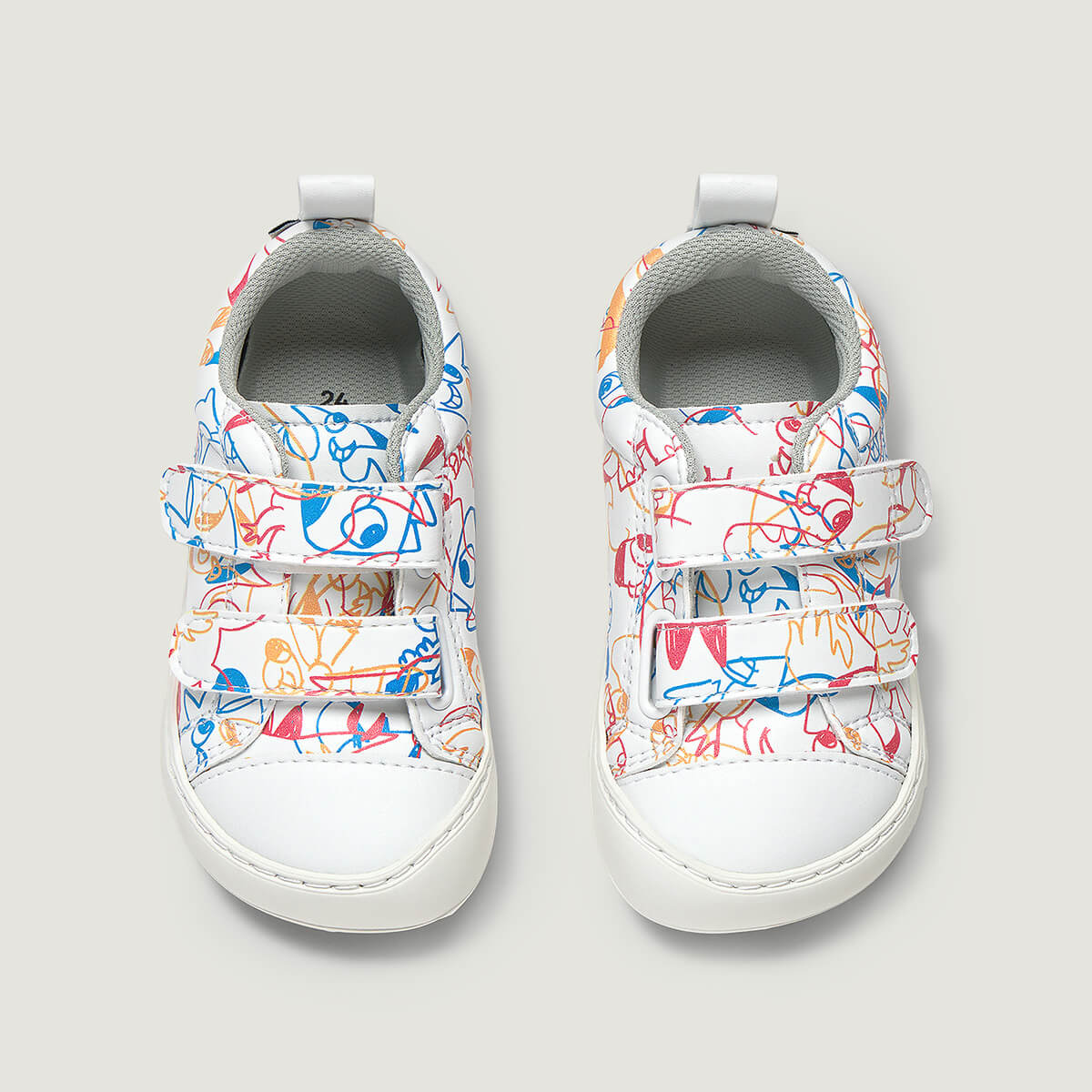 calzado respetuoso movimiento infantil risco multicolor dibujitos moraira escolar rocker aw26 | Multicolor