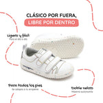 calzado respetuoso movimiento pisada consciente bebe multicolor moraira rayo rocker 1000| Blanco Multicolor Microfibra