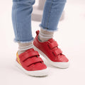 Calzado respetuoso movimiento pisada consciente bebes color rojo moraira rayo rocker 05