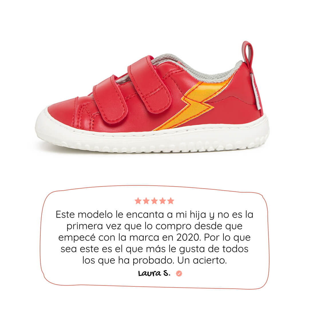 calzado respetuoso movimiento pisada consciente bebes color rojo moraira rayo rocker ss26 01_e322a45f e3c6 4607 a7f1 515c025b6ddc
