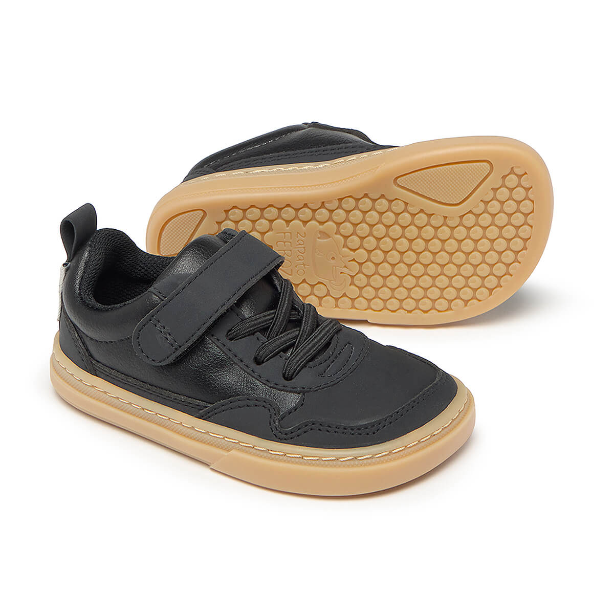 calzado respetuoso tejido microfibra feroz color negro faura rocker aw25 02