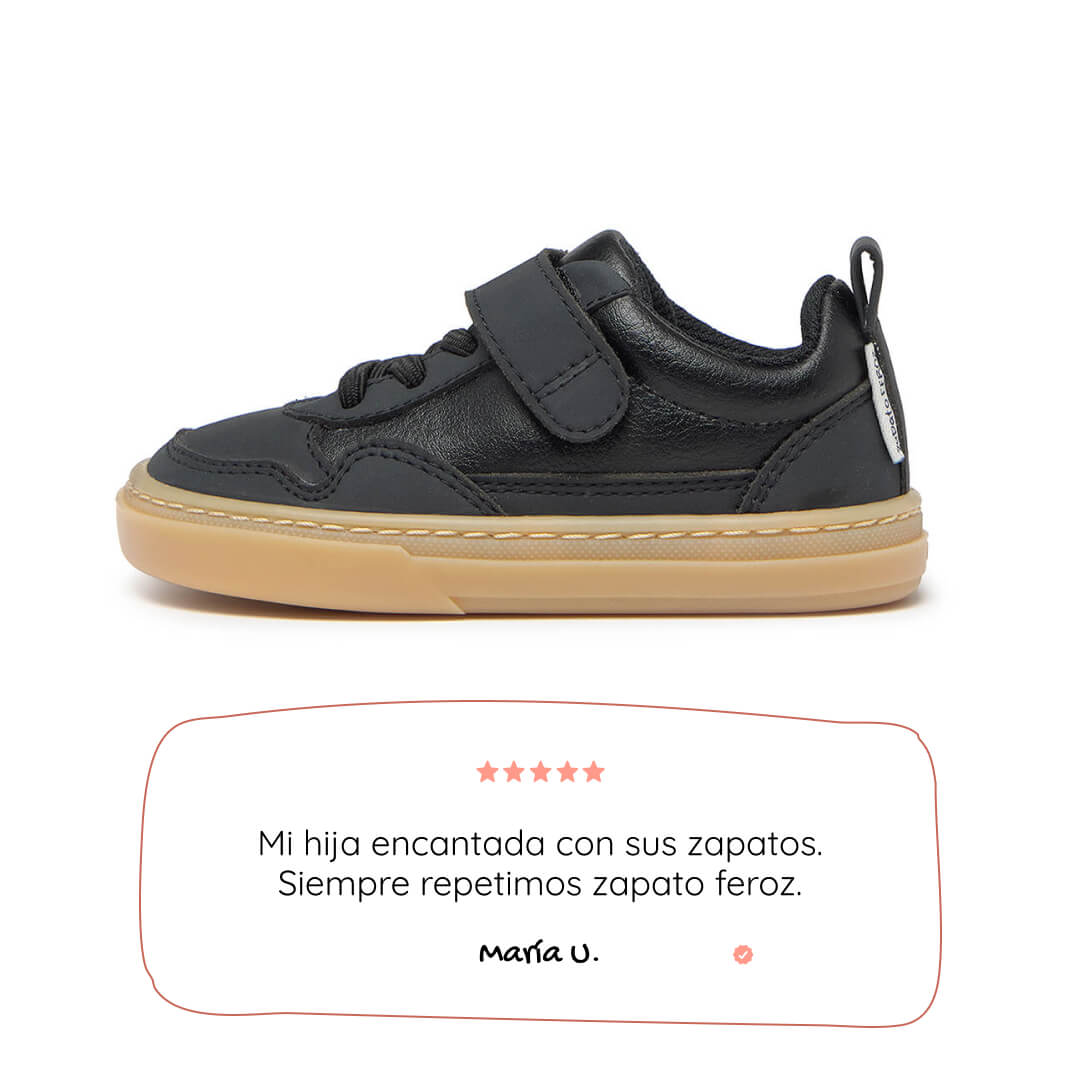 calzado respetuoso tejido microfibra feroz color negro faura rocker ss26 01