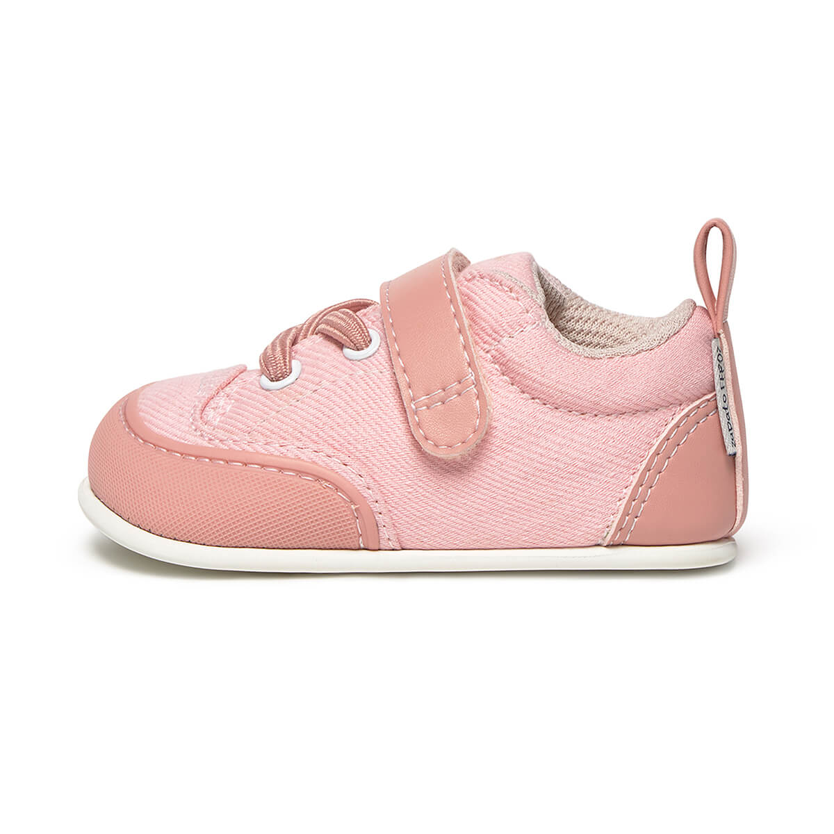 calzado respetuoso tejido vegano tejano bebes color rosa eliana feroz ss26 00