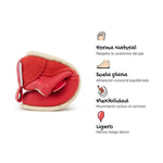 calzado vegano micronobuck bebe color rojo cheste feroz AW25 04 | rojo microfibra