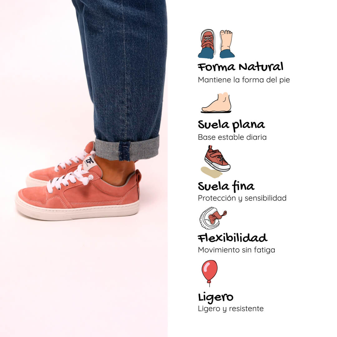 Cheste ss26 adulto caracteristicas 2| Rosa Serraje Reciclado