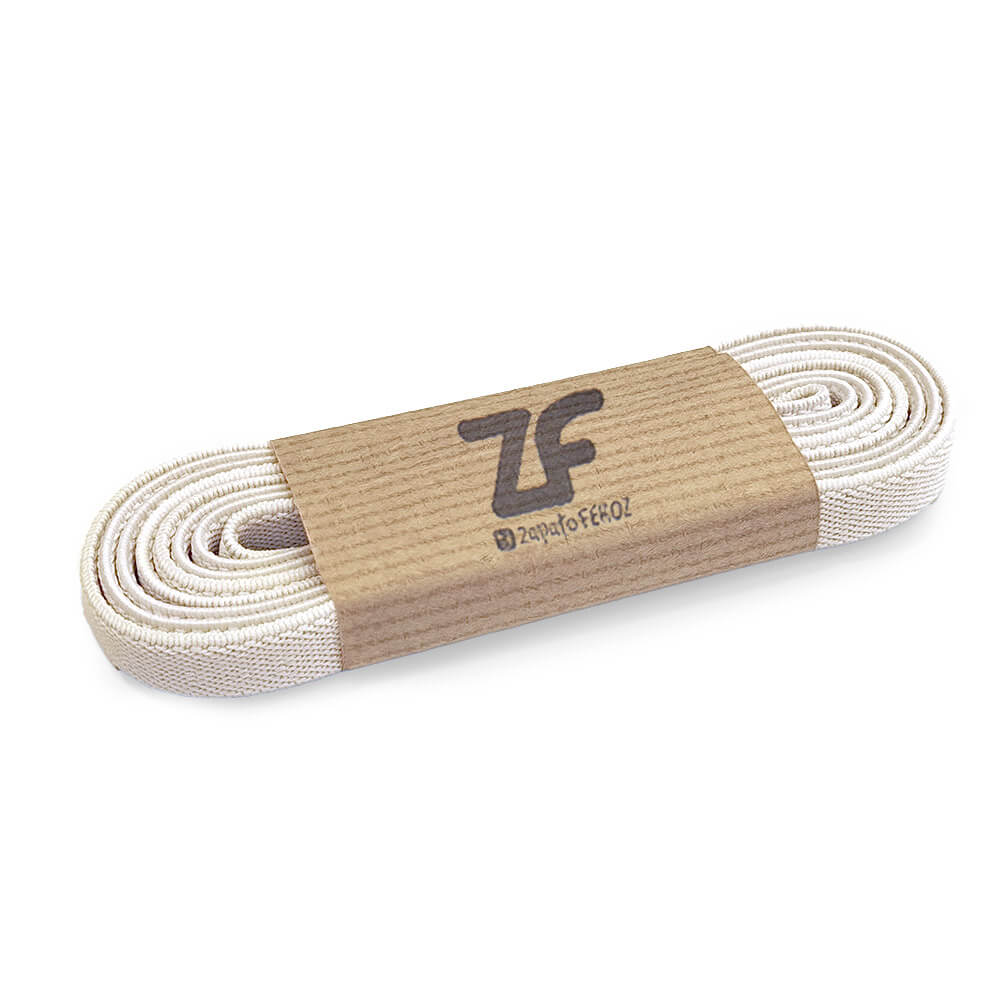 Cordones elasticos para deportivas color blanco