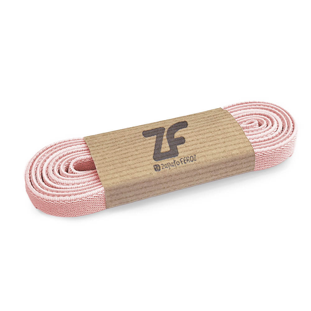 Cordones elasticos para deportivas color rosa