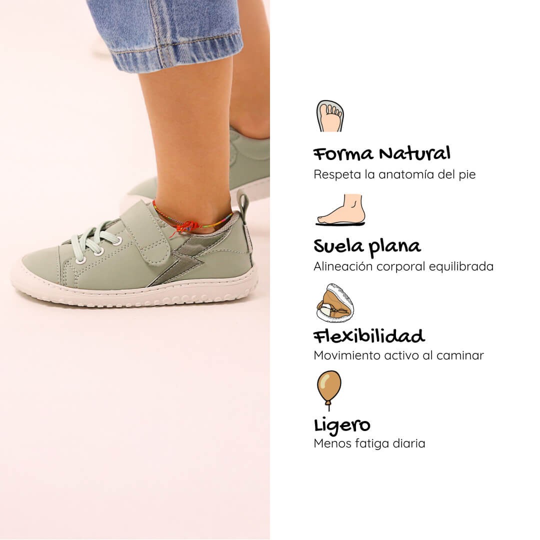 deportivas barefoot bebes menta mint paterna rocker ss26 03