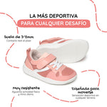 deportivas barefoot bebes respetuosas rosa tibi rocker ss26 02 | rosa Microfibra Rejilla