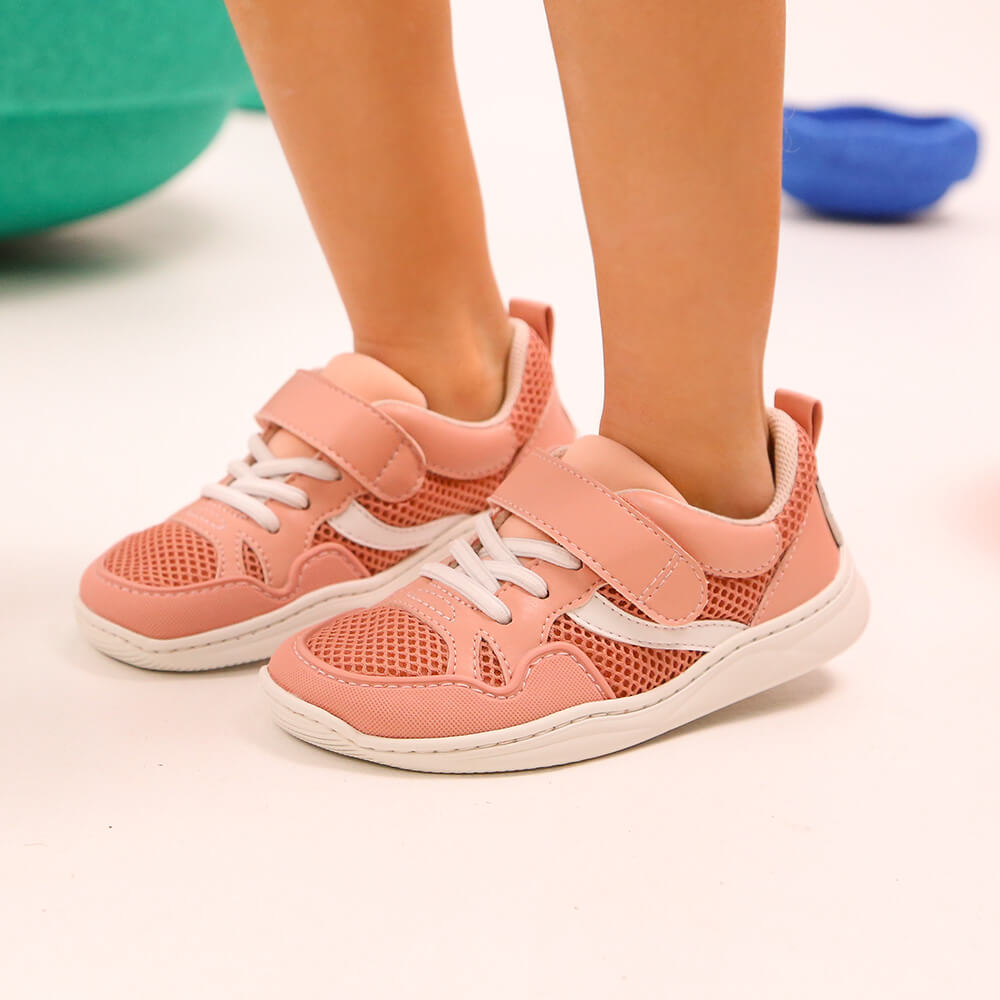 deportivas barefoot bebes respetuosas rosa tibi rocker ss26 | rosa Microfibra Rejilla