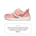 deportivas barefoot infantil respetuosas rosa tibi rocker ss26 01  | rosa Microfibra Rejilla