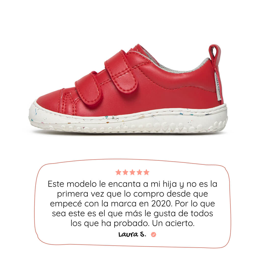 deportivas barefoot veganas faciles poner quitar infantil rojo moraira rocker ss26 01