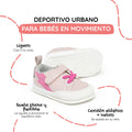 deportivas infantil respetuosas libertad movimiento  color rosa paterna rayo feroz ss26 05