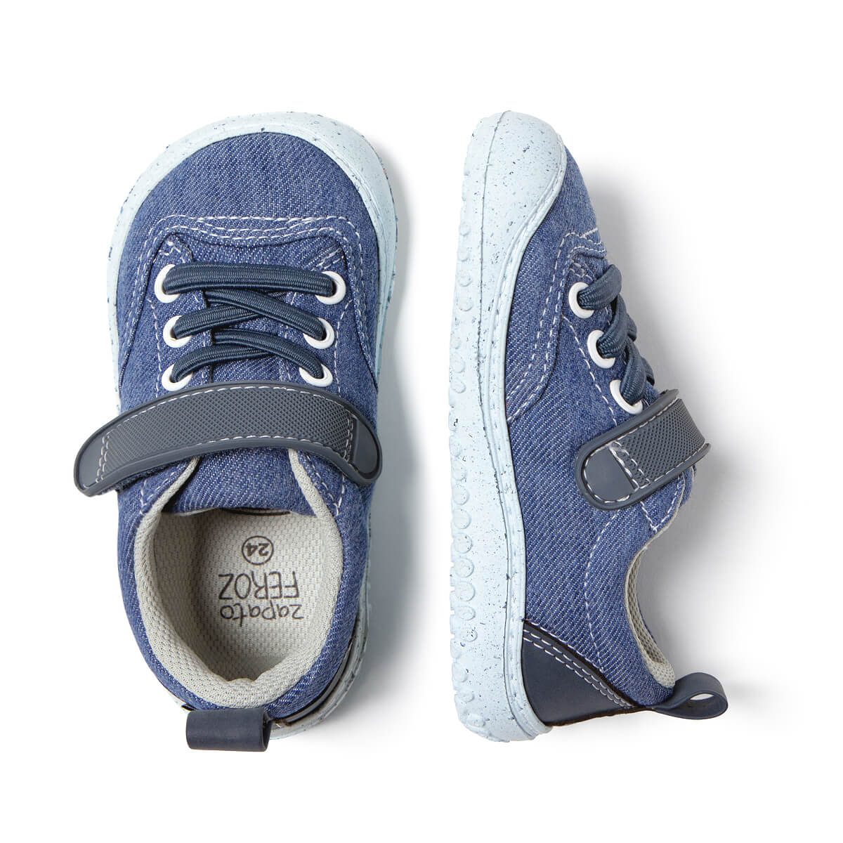 deportivas minimalistas desarrollo saludable ninos color azul tejano denim eliana rocker ss25 03