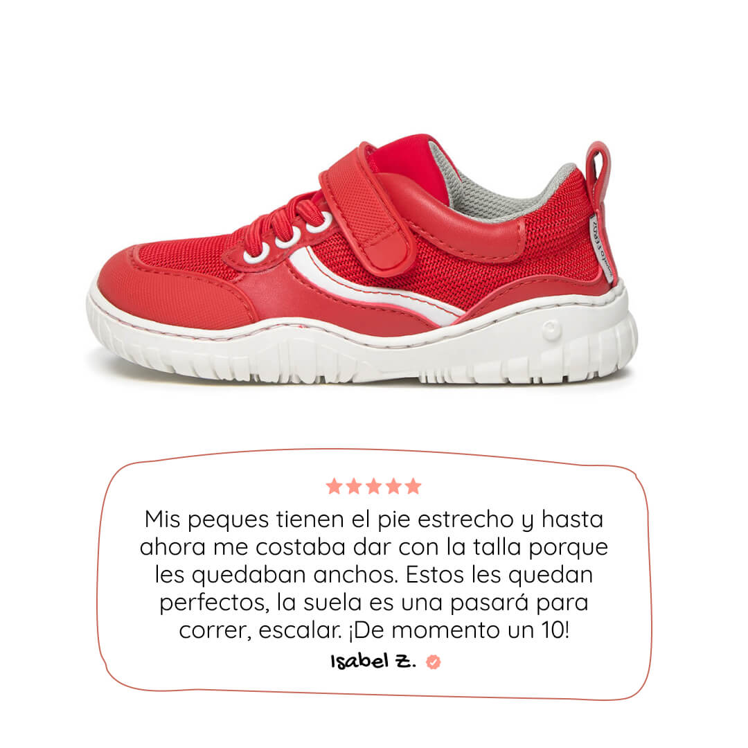 deportivas respetuosas infantil rojo biar rocker ss26 01