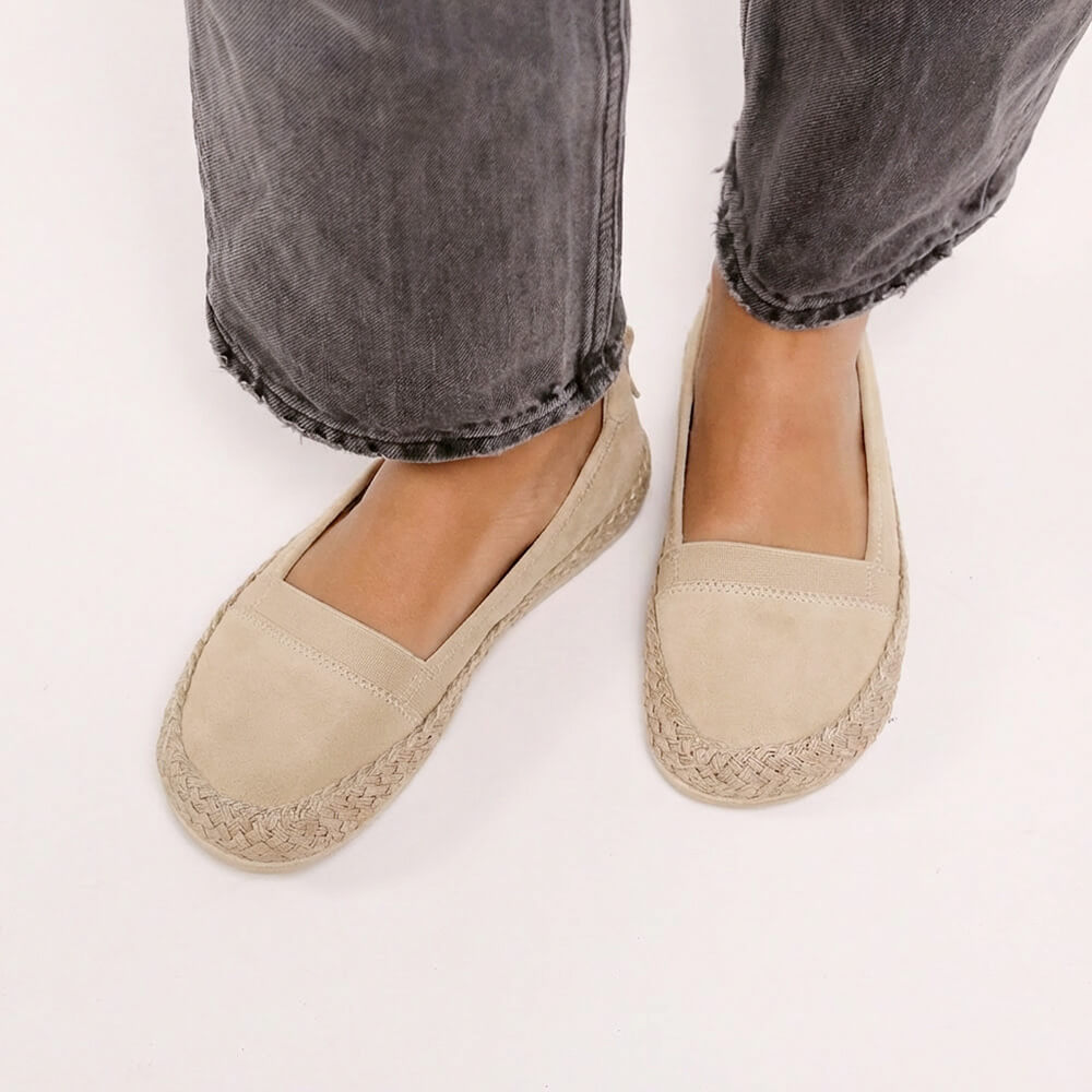 espardenas minimalistas fresquitas transpirables comodas ligeras mujer primavera verano teulada Beige