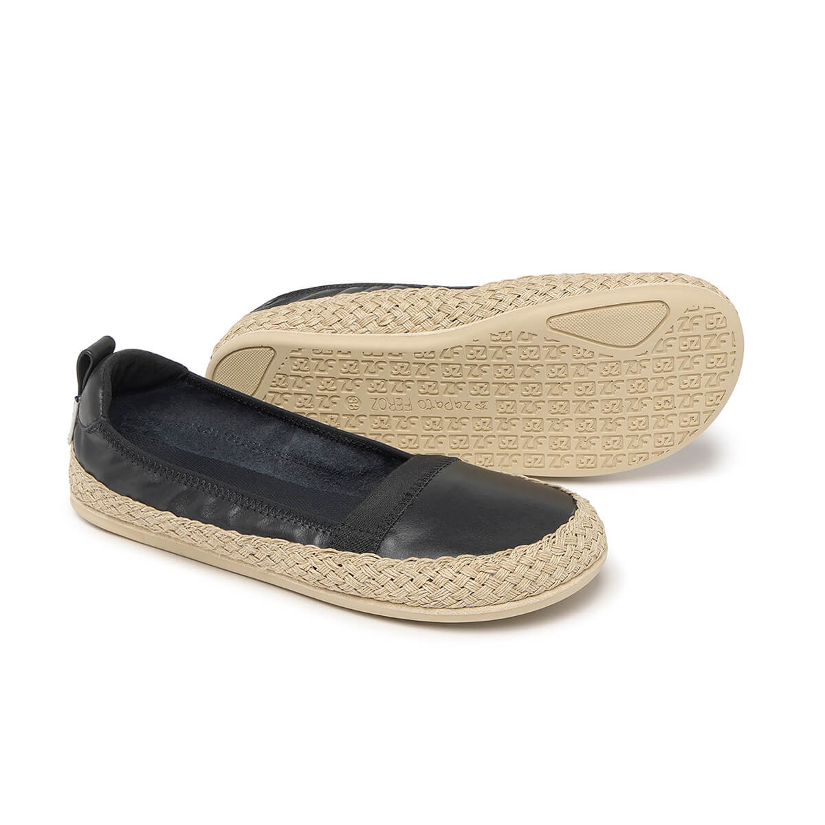 espardenas minimalistas fresquitas transpirables comodas ligeras mujer primavera verano teulada ss246 Piel Negro 02