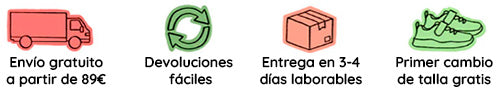 Envio gratis | devoluciones faciles | entrega 3 días | cambio gratis