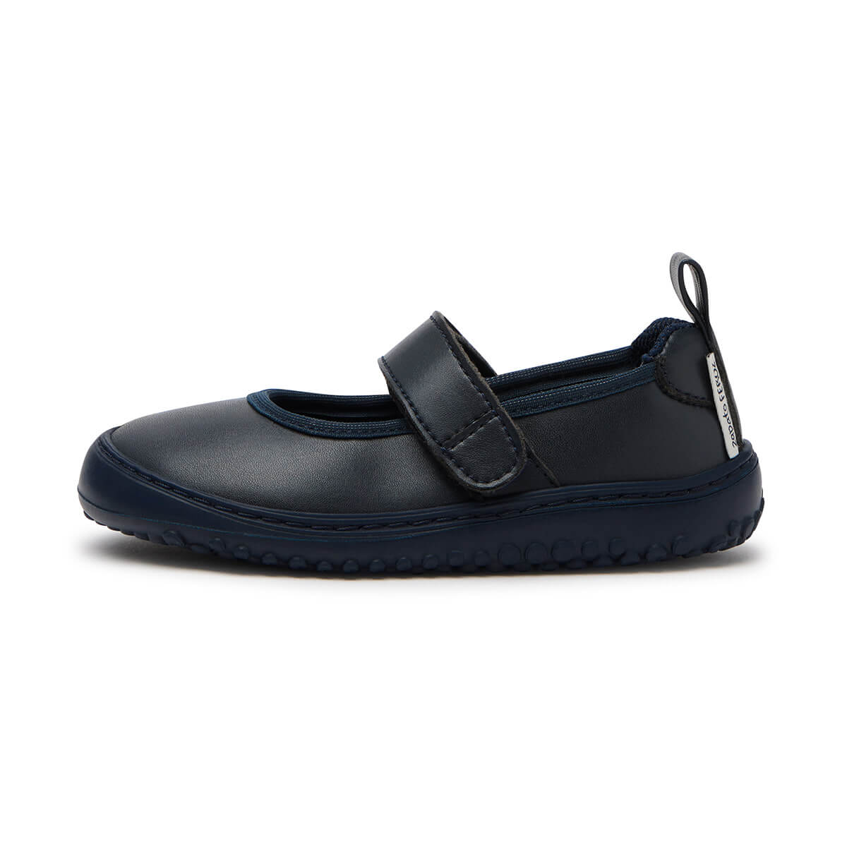 manoletinas francesitas infantiles barefoot comodas blanditas microfibra color azul aitana rocker aw24 01