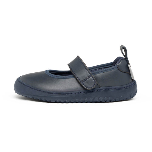 manoletinas francesitas infantiles barefoot comodas blanditas microfibra color azul aitana rocker aw25 01 | azul marino microfibra