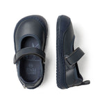 manoletinas francesitas infantiles barefoot comodas blanditas microfibra color azul aitana rocker aw25 03 | azul marino microfibra