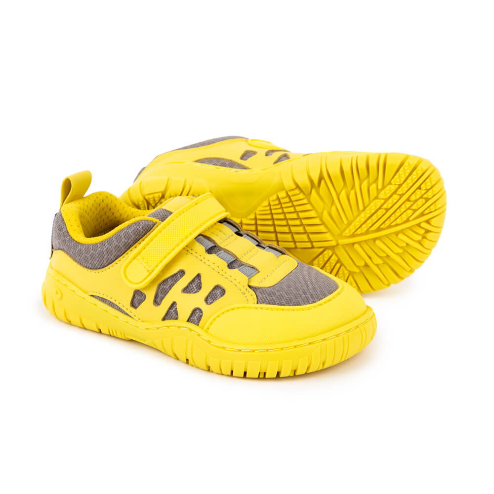 onil-rocker-lisos-aw23 Blanco microfibra . botas barefoot montana de colores para niños. Calzado respetuoso.