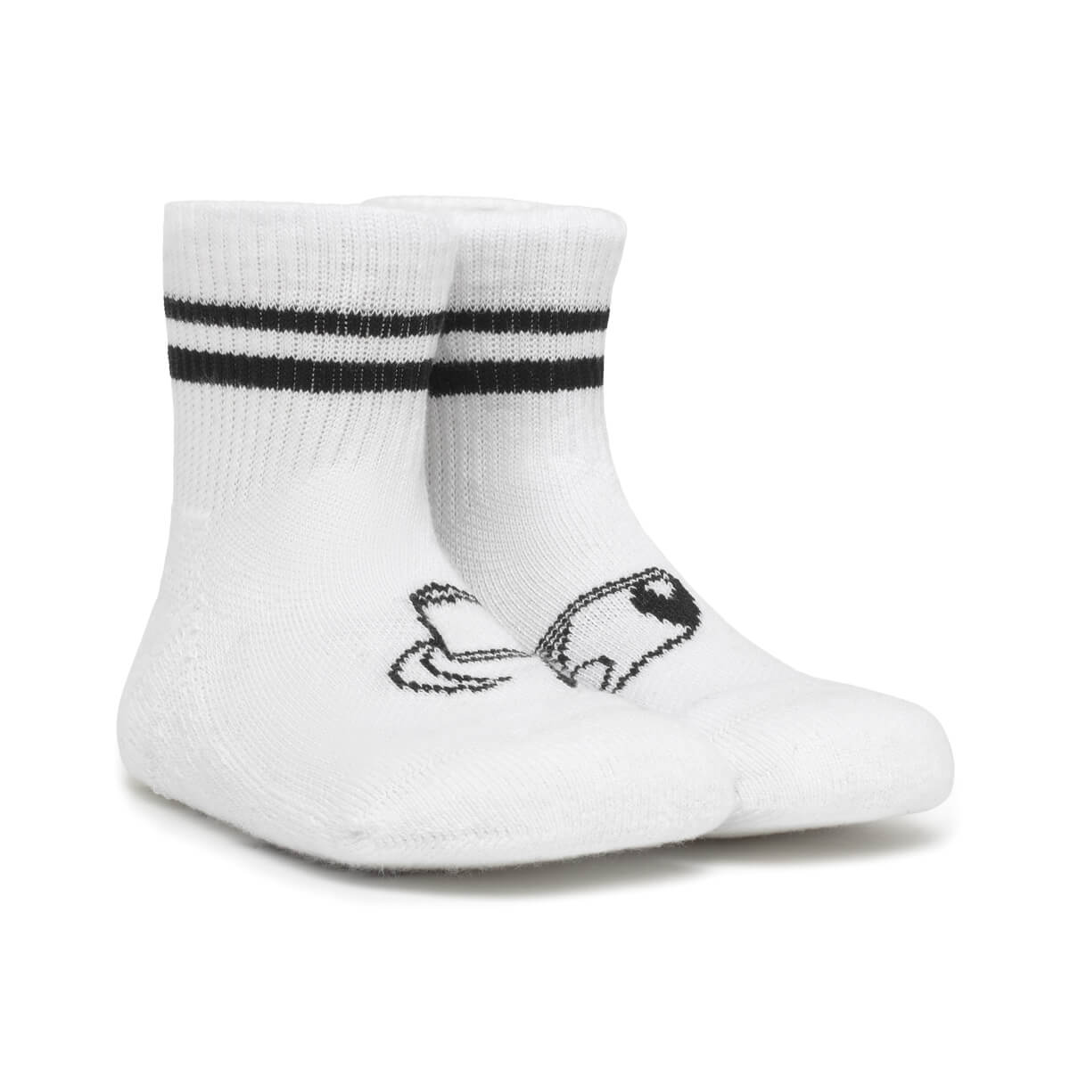 pack 3 infantil tenis blanco negro 01 | Blanco y Negro