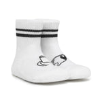 pack 3 infantil tenis blanco negro 01 | Blanco y Negro
