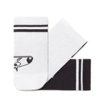 pack 3 infantil tenis blanco negro_4 | Blanco y Negro