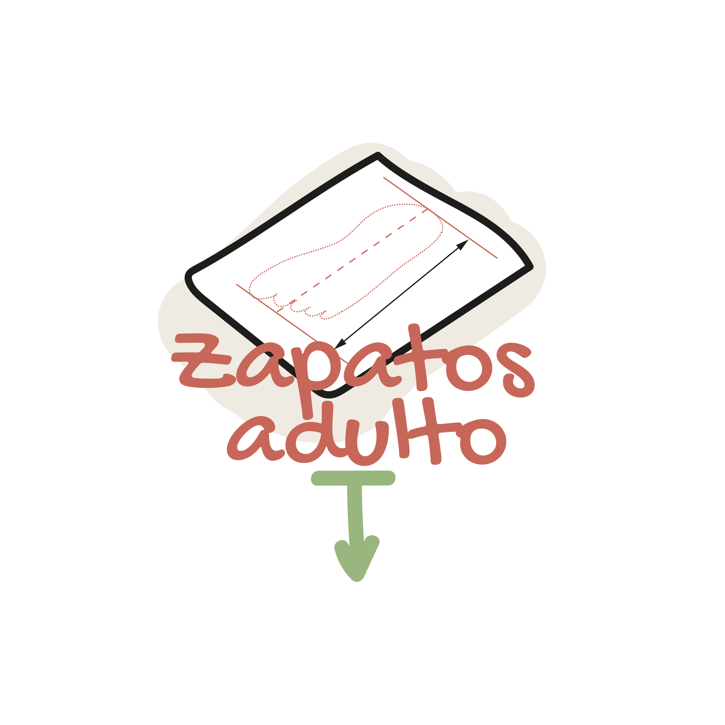 Descargar plantilla zapatos adulto