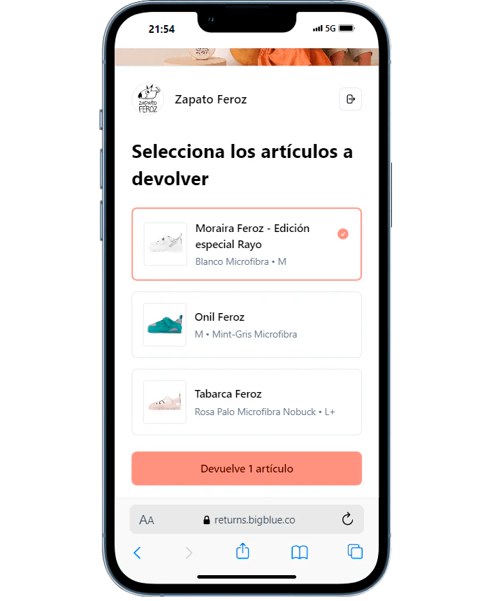 Cambios y devoluciones