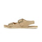 sandalia adulto minimalista respetuosa libertad movimiento hombre mujer saler ss26 Serraje Beige 01  | Beige Serraje Reciclado