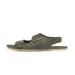 sandalia adulto minimalista respetuosa libertad movimiento hombre mujer saler ss26 Serraje Kaki 01  | Kaki Microfibra Serraje