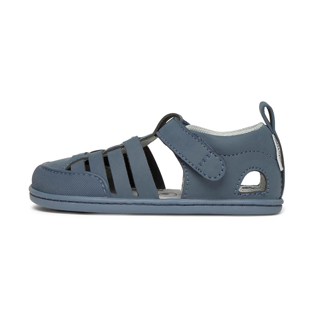 sandalia cangrejera barefoot infantil azul denim calpe rocker ss26