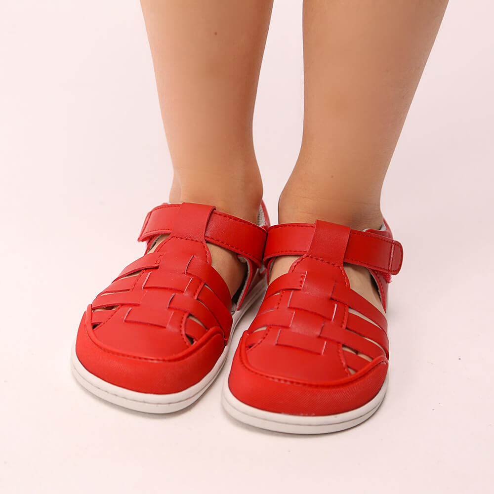 sandalia cangrejera barefoot infantil azul denim calpe rocker ss26