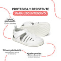 sandalia cangrejera barefoot infantil blanco calpe rocker ss26 02