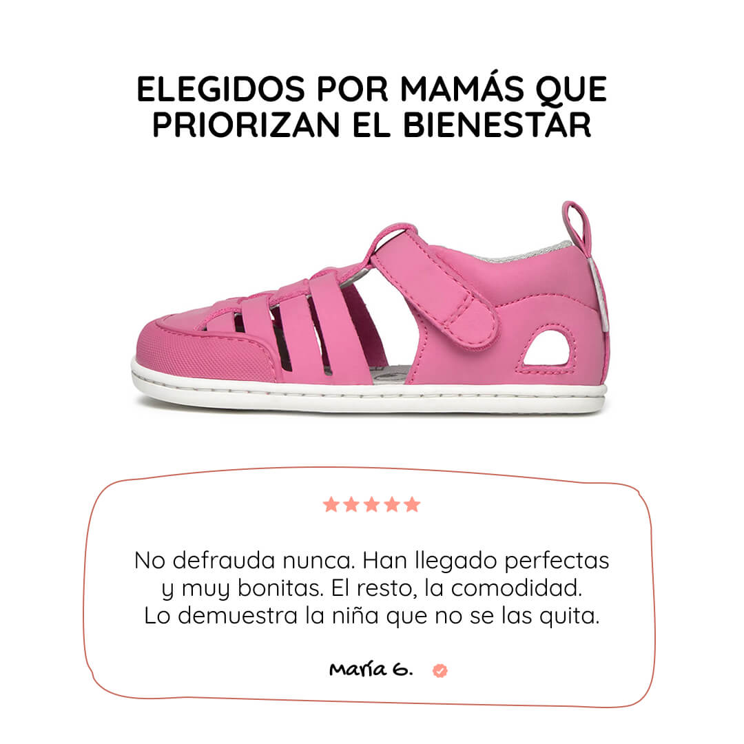 sandalia cangrejera barefoot infantil fresa calpe rocker ss26 01