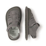 sandalia cangrejera barefoot infantil gris calpe rocker ss25 03 | Gris Microfibra Serraje