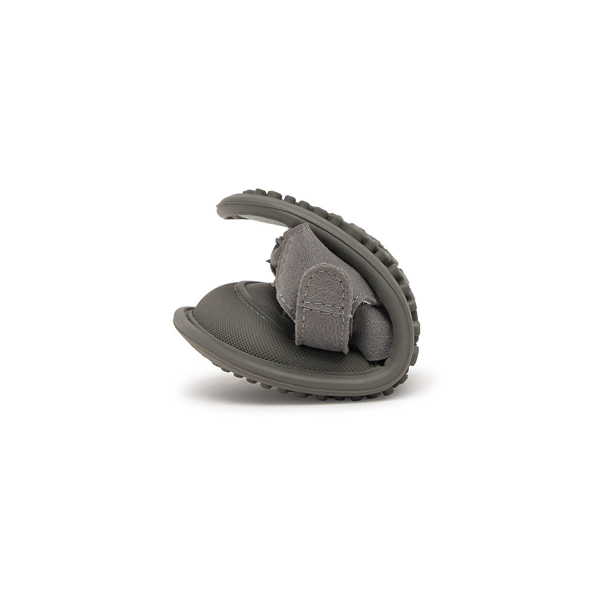 sandalia cangrejera barefoot infantil gris calpe rocker ss25 04 | Gris Microfibra Serraje