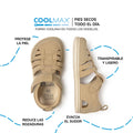 sandalia cangrejera barefoot infantil piedra calpe rocker ss26 03