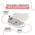 sandalia cerrada barefoot infantil gris benisa rocker ss25 02_f034c079 730c 45c3 a6c4 99844c79f16e